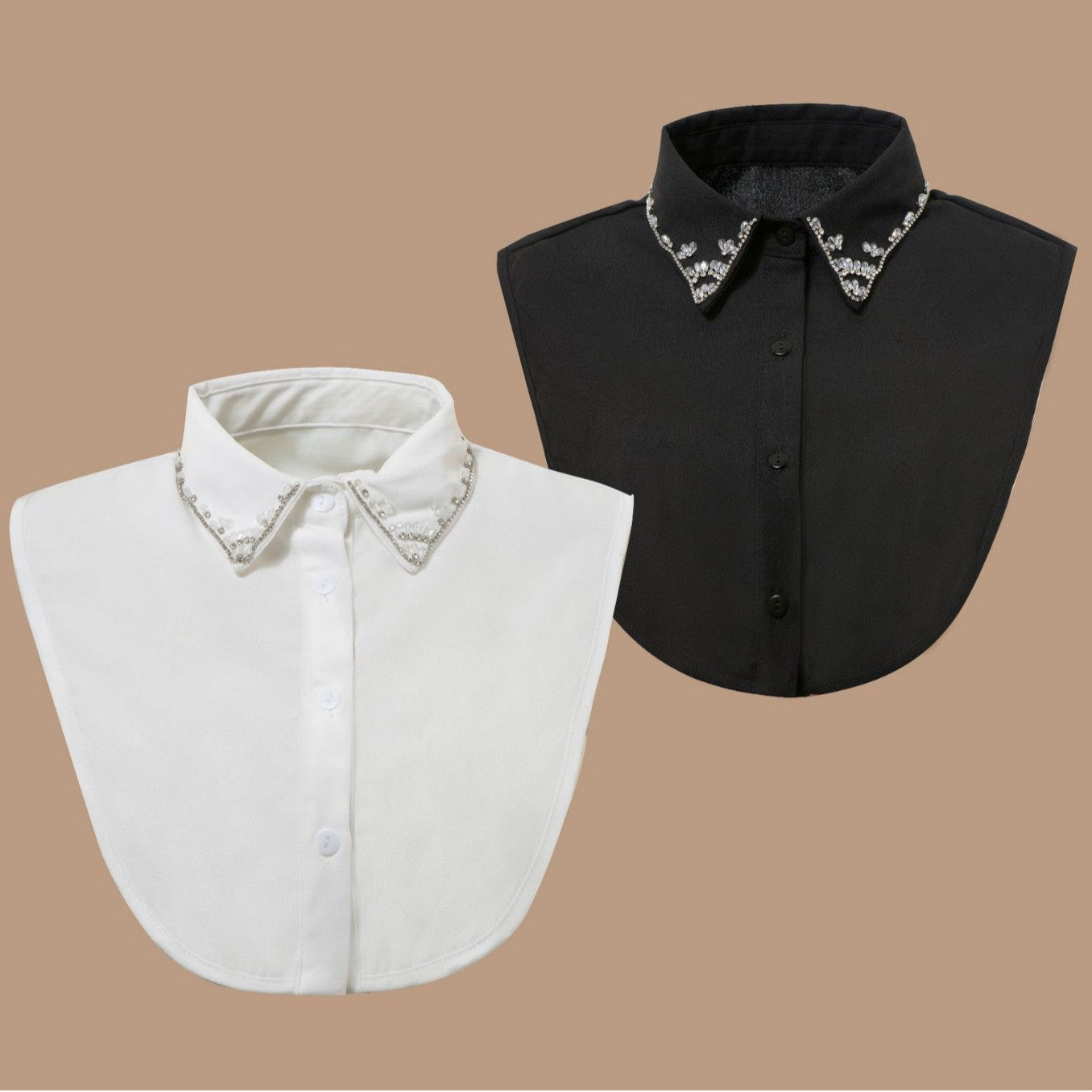 Bird Crystal Dickey Collar