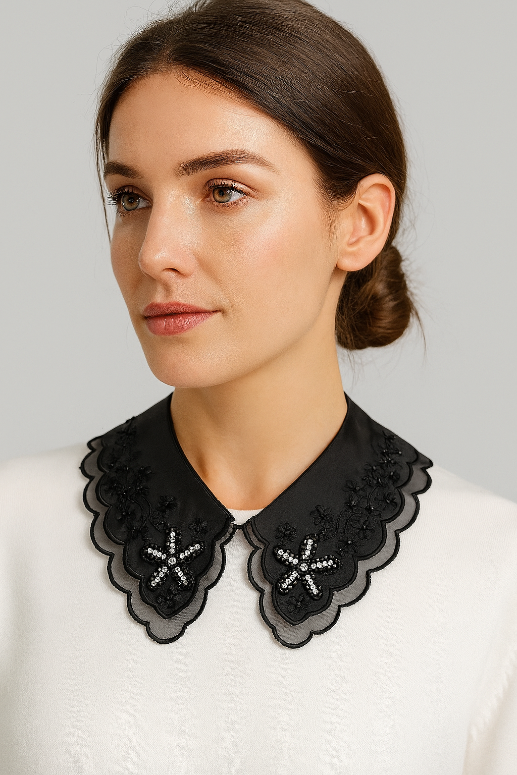 Star Decor Fake Collar