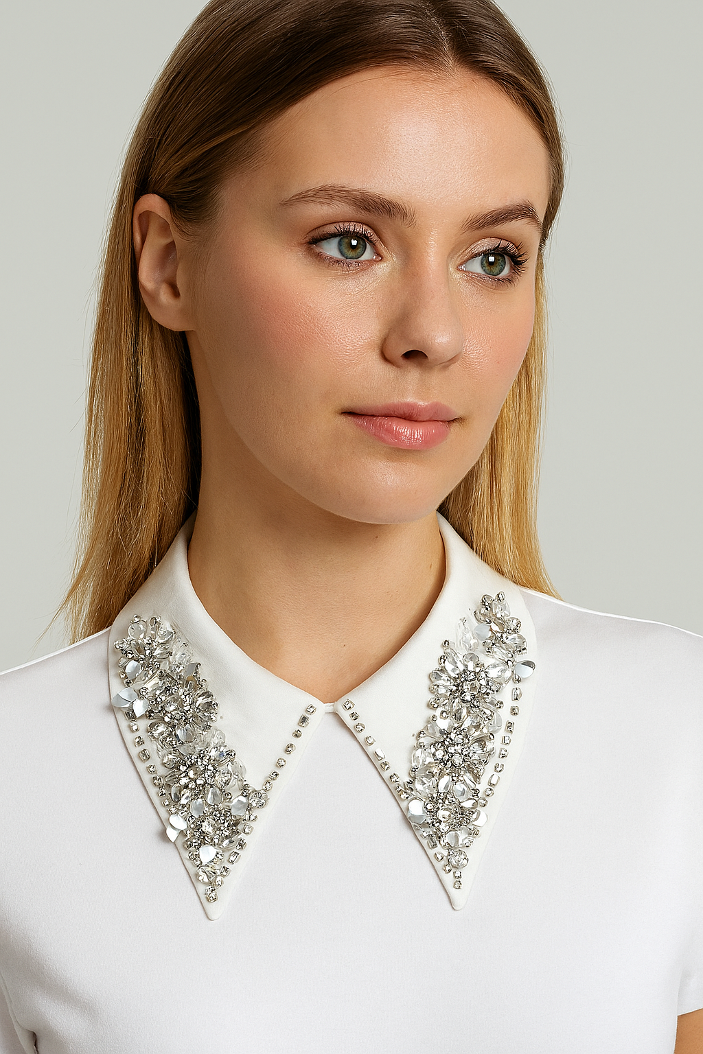 Bead Decor Fake Collar