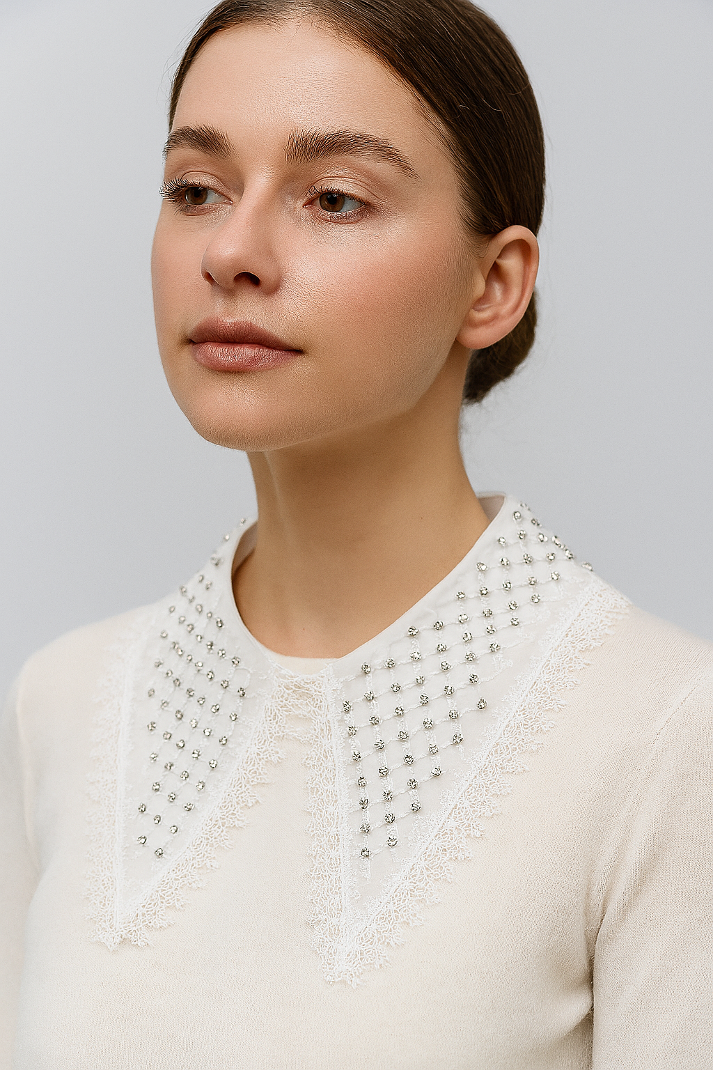 Embroidery Detachable Collar