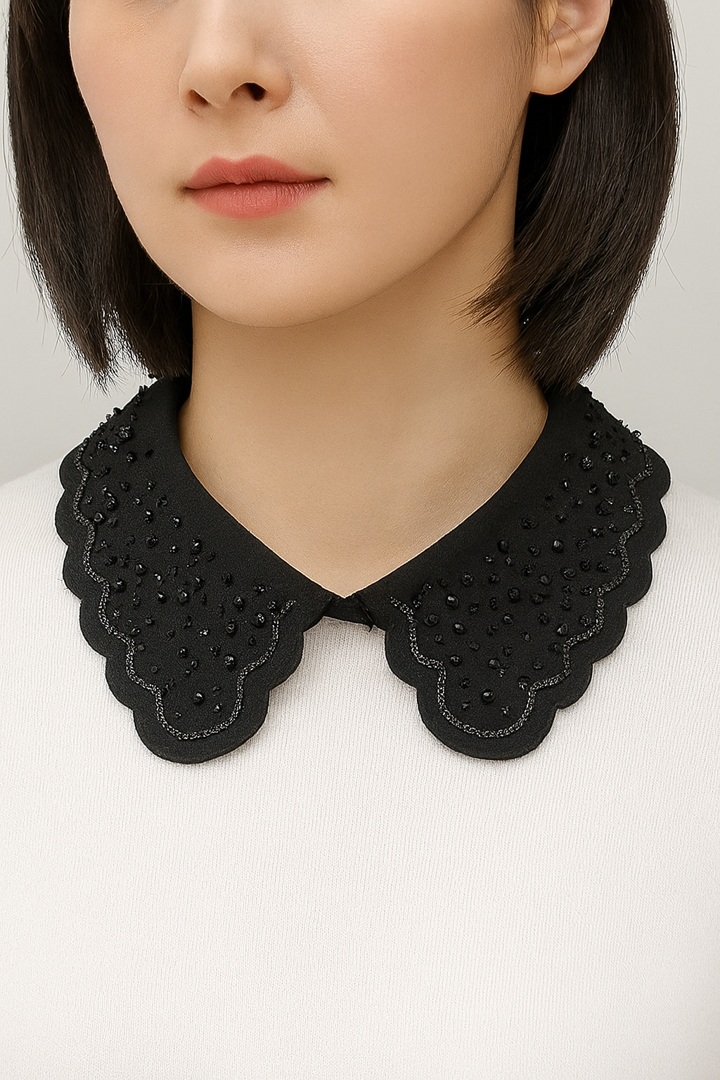Faux Solid Fake Collar