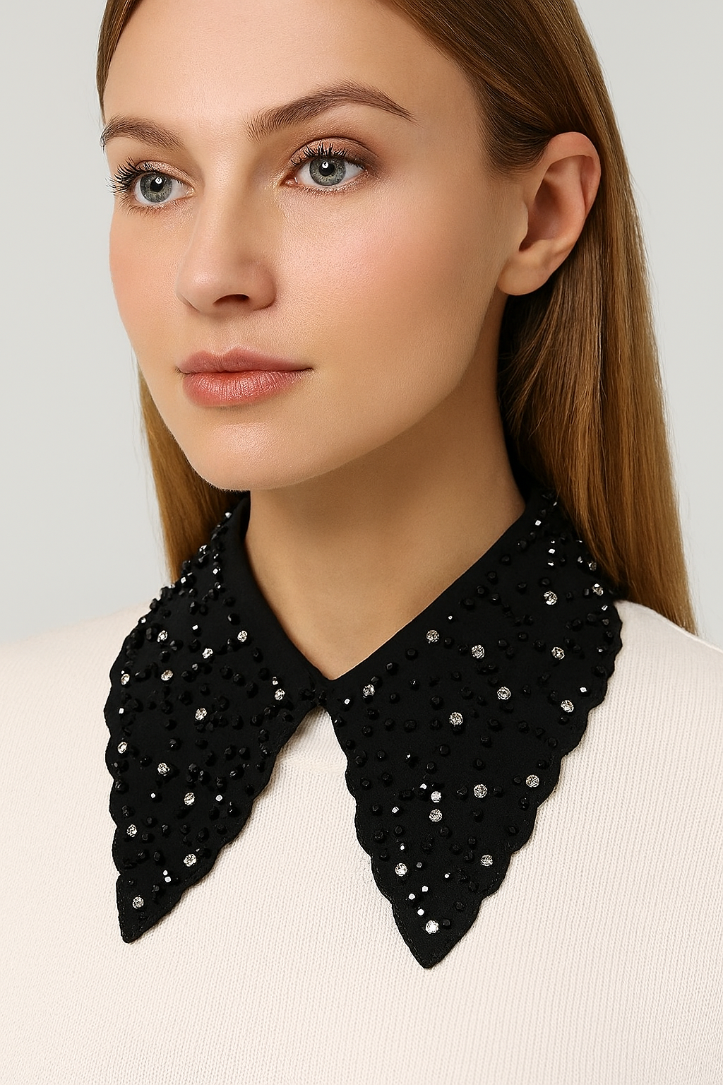 Stylish False Crystal Collar
