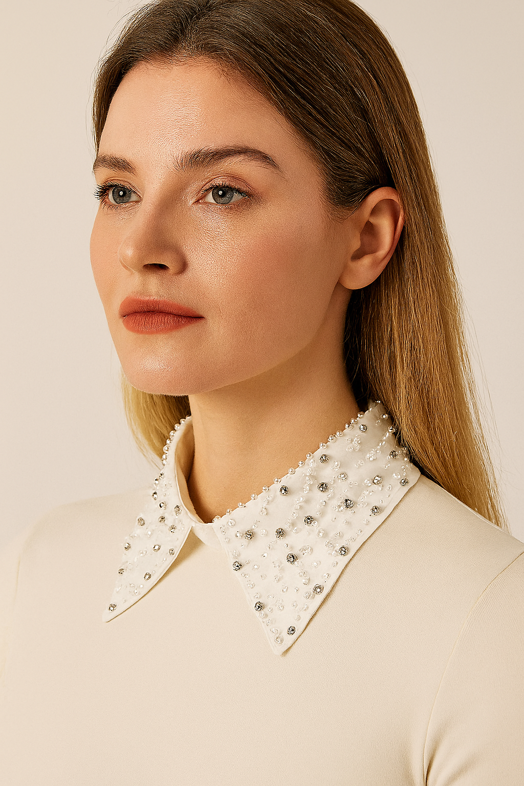 Stylish False Crystal Collar