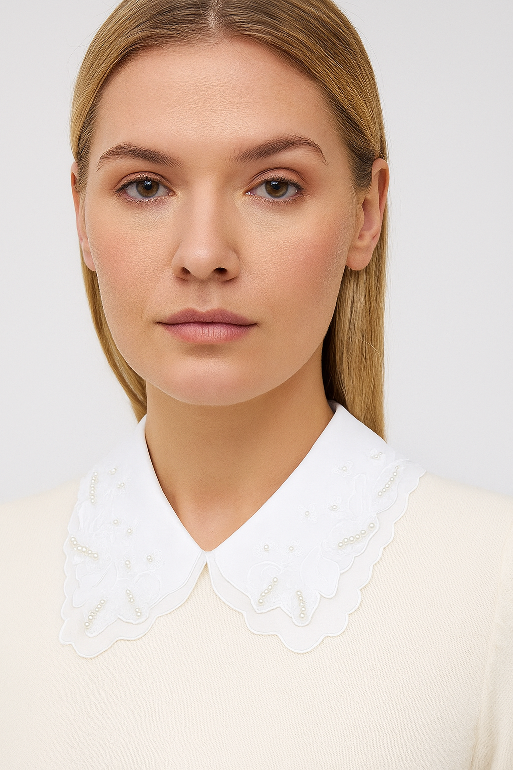 Small Crystal Fake Collar