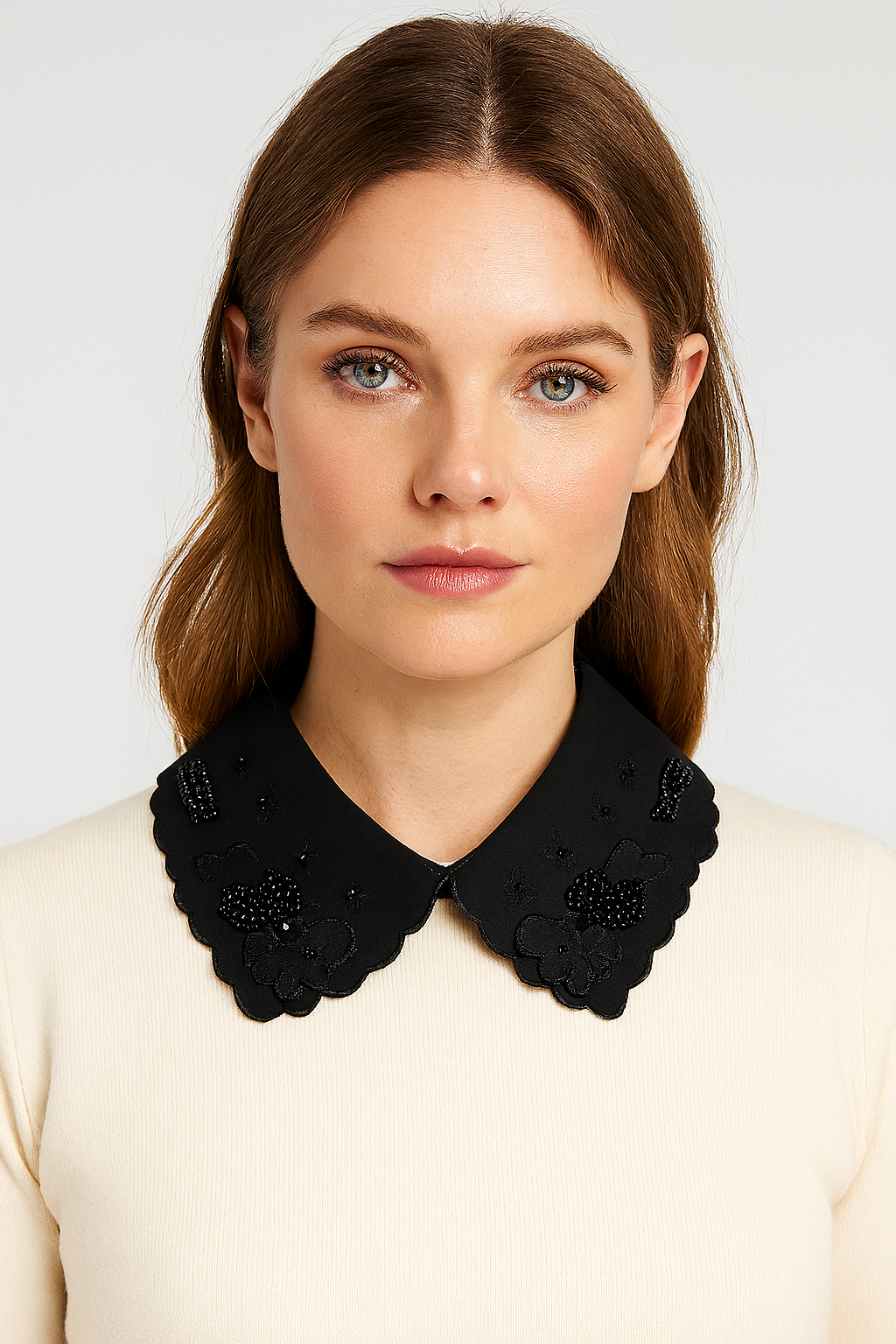 Small Crystal Fake Collar