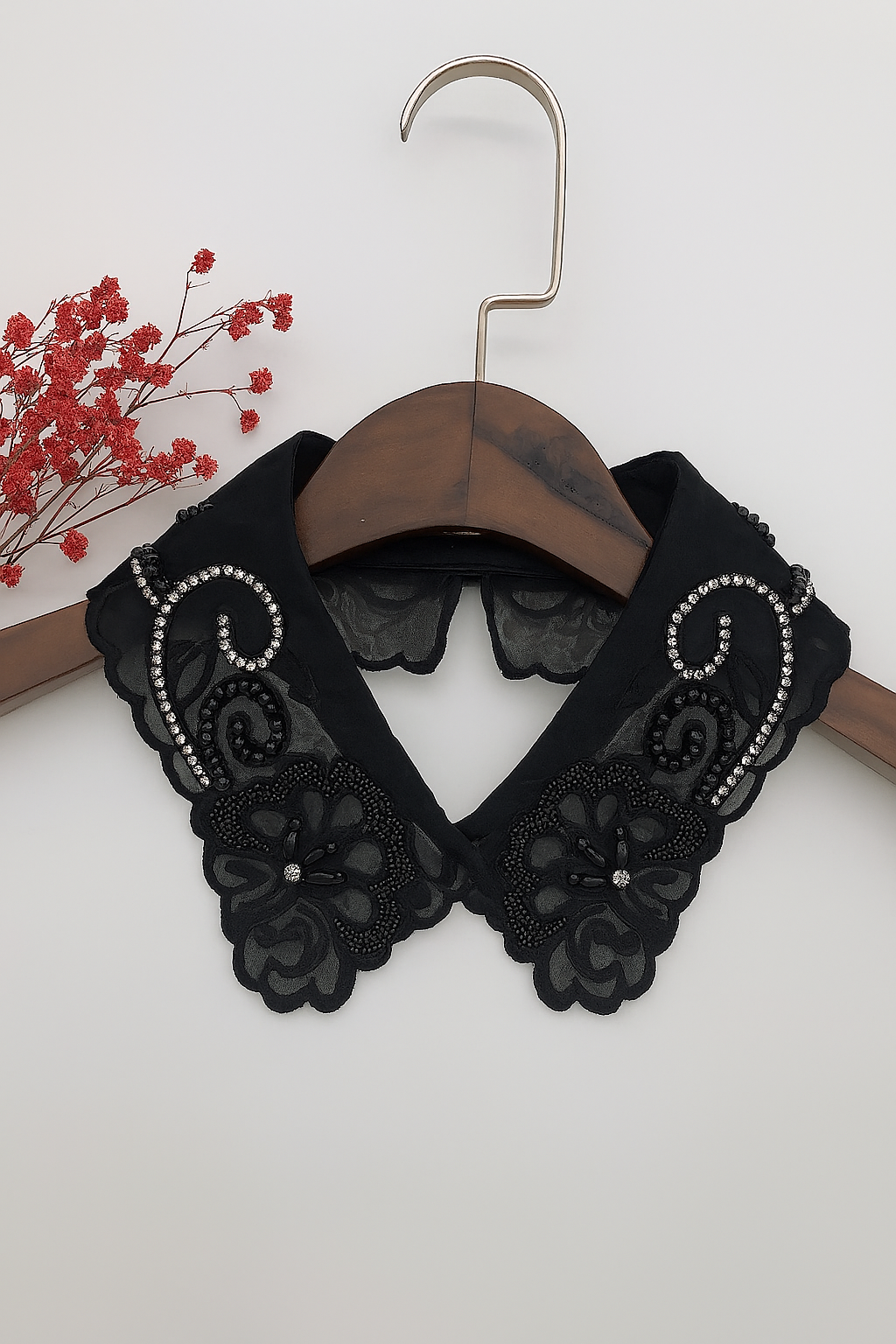 Floral Lace Fake Collar