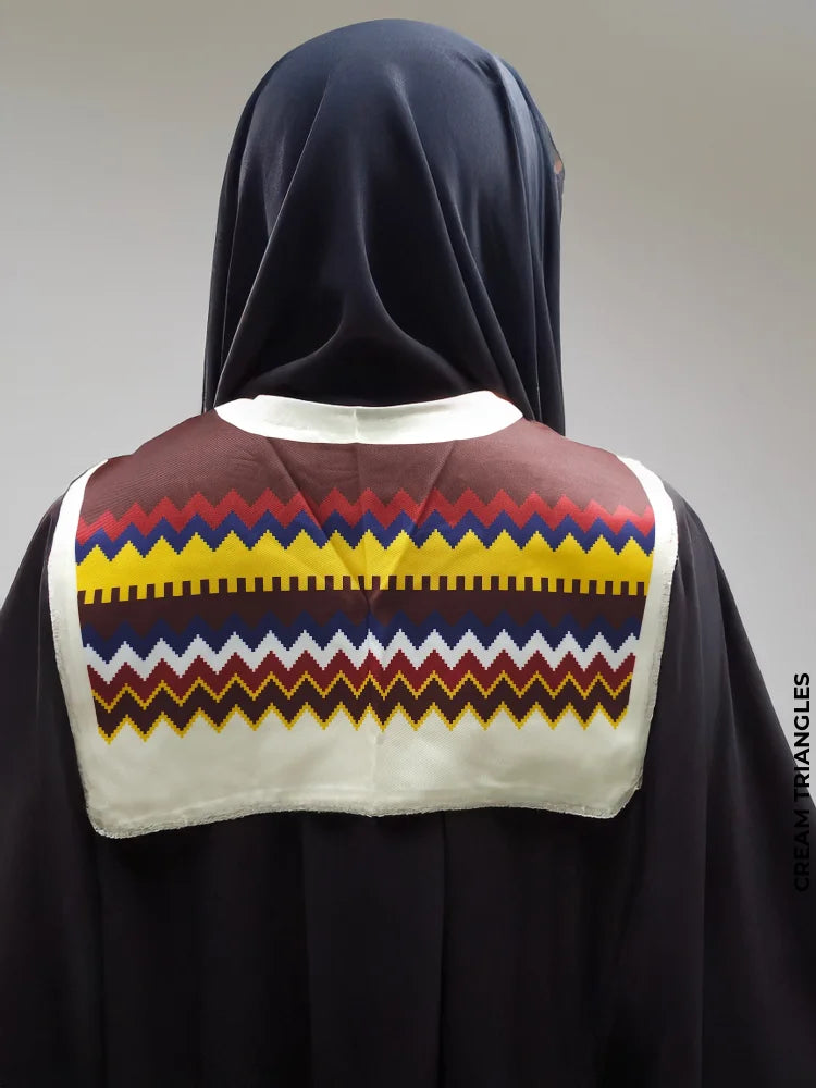 Fashionable Dickey Collar Cream Triangles Collar