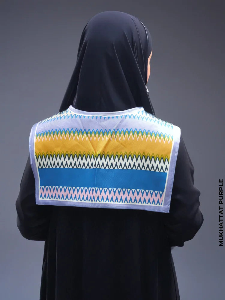 Fashionable Dickey Collar Mukhattat Purple Collar