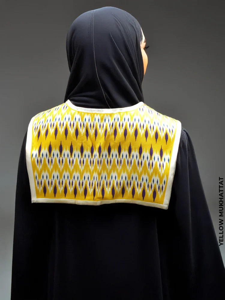 Fashionable Dickey Collar Yellow Mukhattat Collar