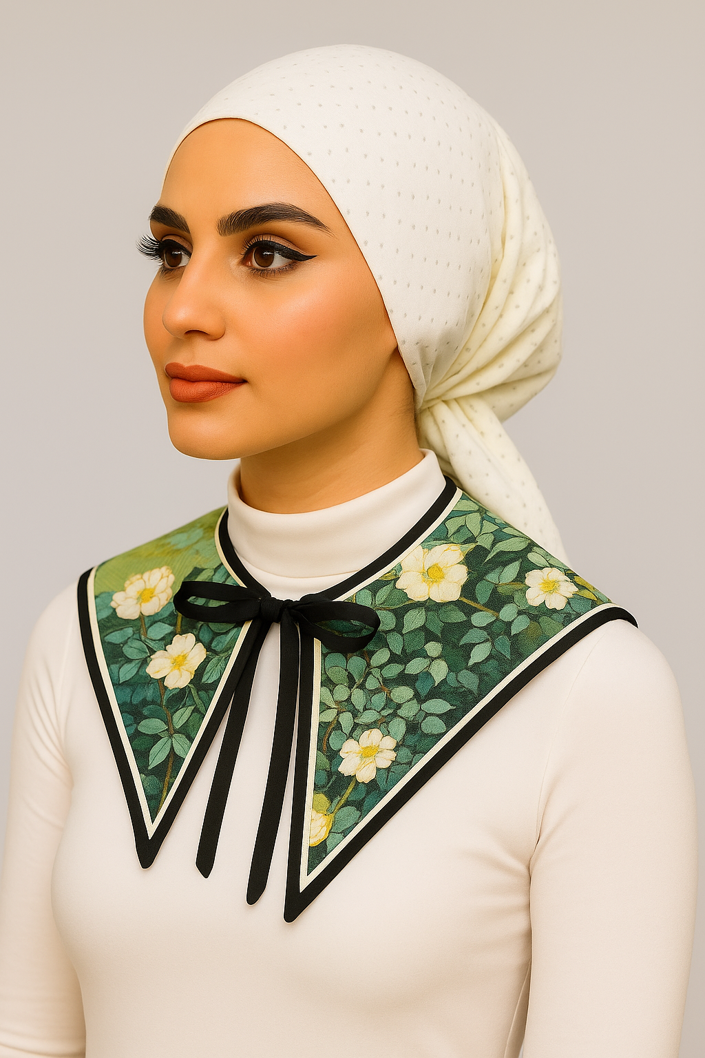 Dickey Collar for Women | Oil Paint Design