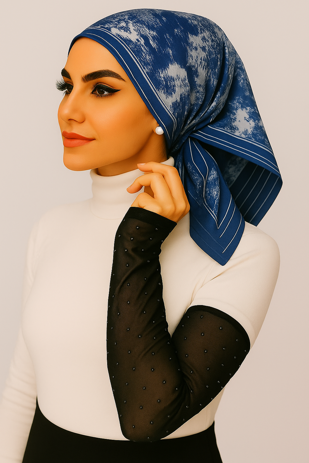 Rhinestone Fingerless Arm Sleeves