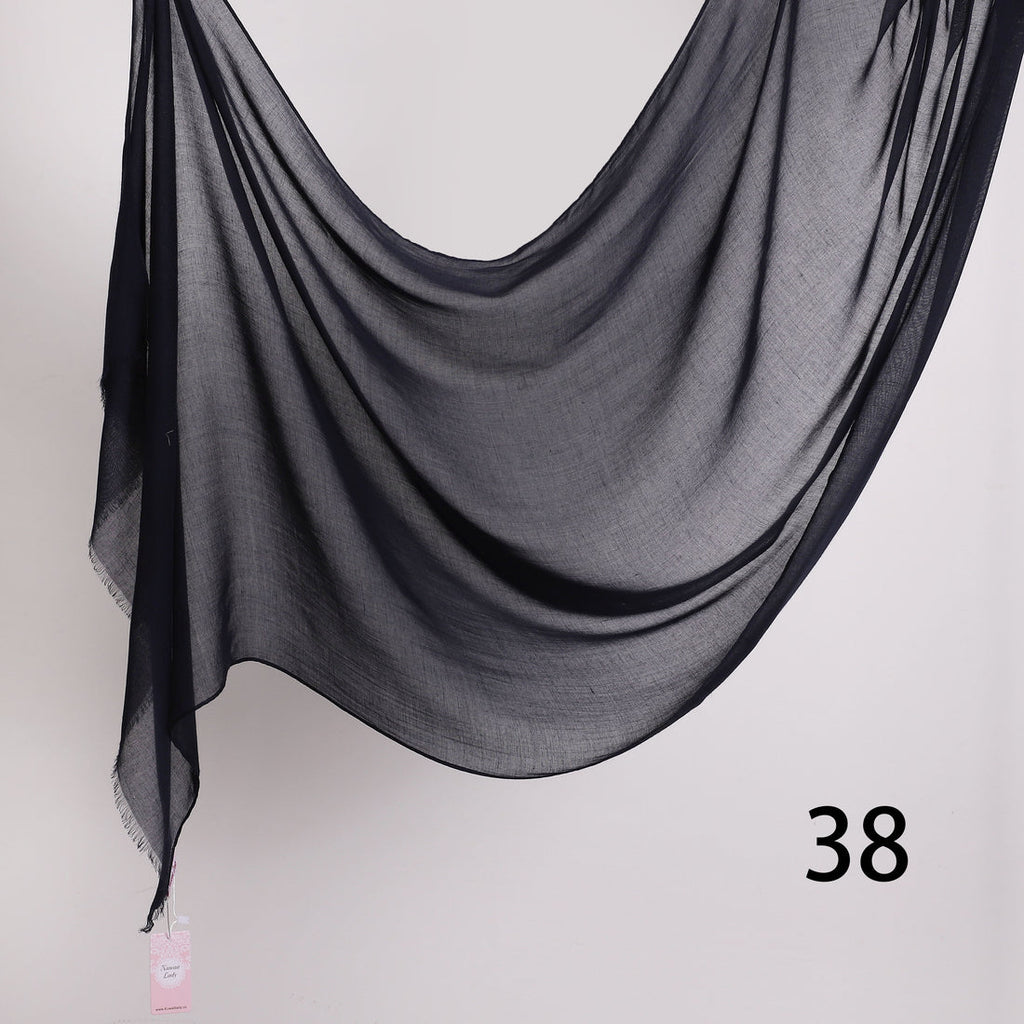 شيلة شال خفيف كويت ليدي خيط كتان سادة