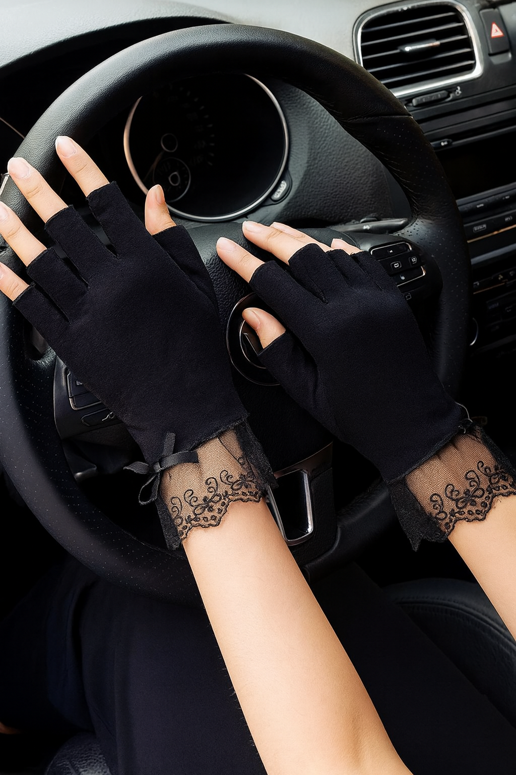 Fingerless Sun protection Driving Gloves