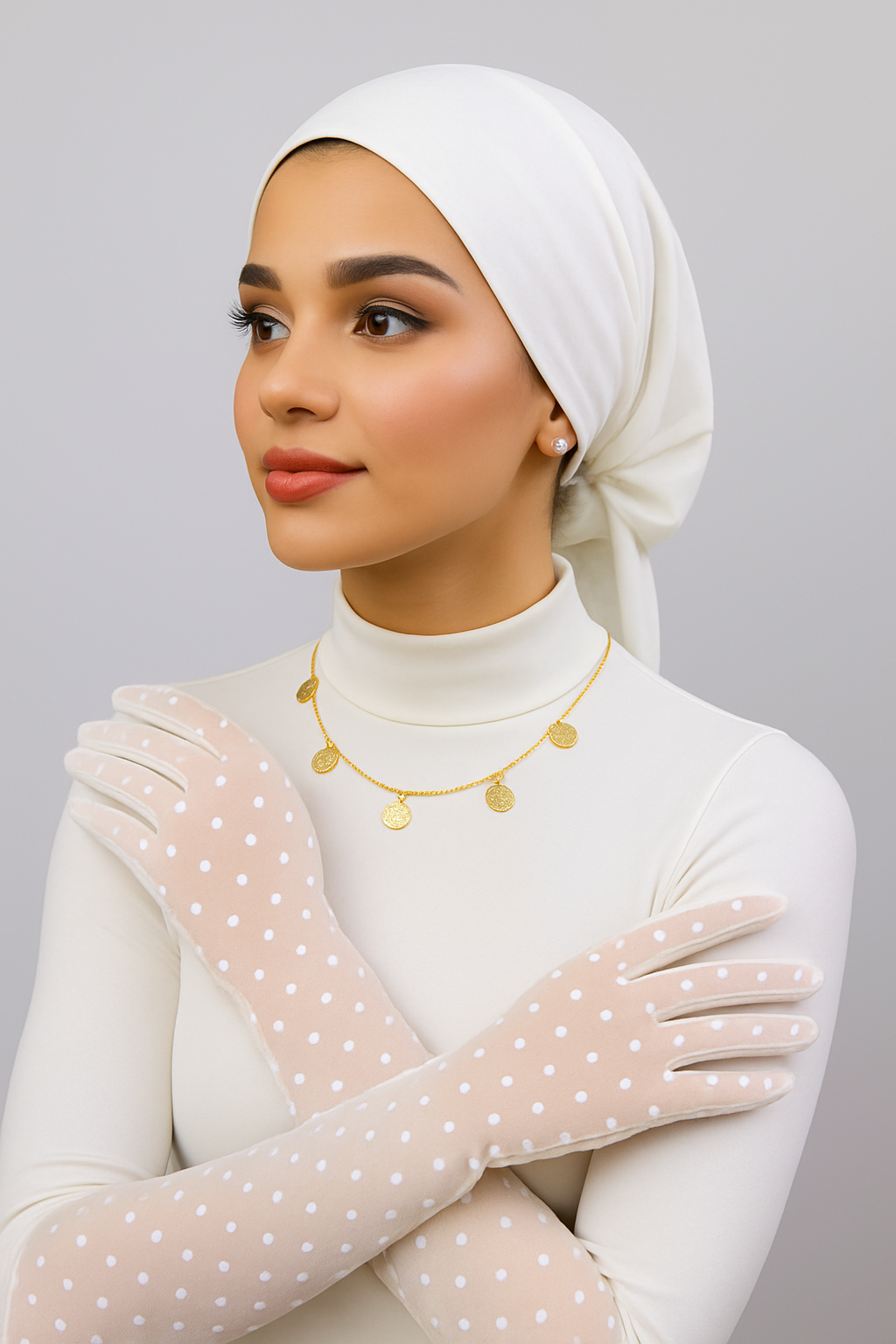 Polka Dot Lace Sleeves for Women