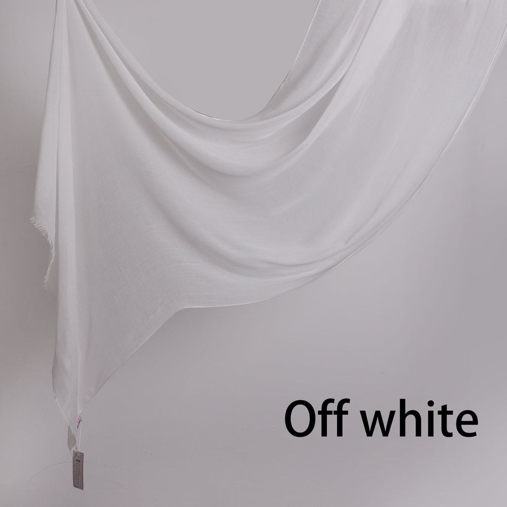 شيلة شال خفيف كويت ليدي خيط كتان سادة