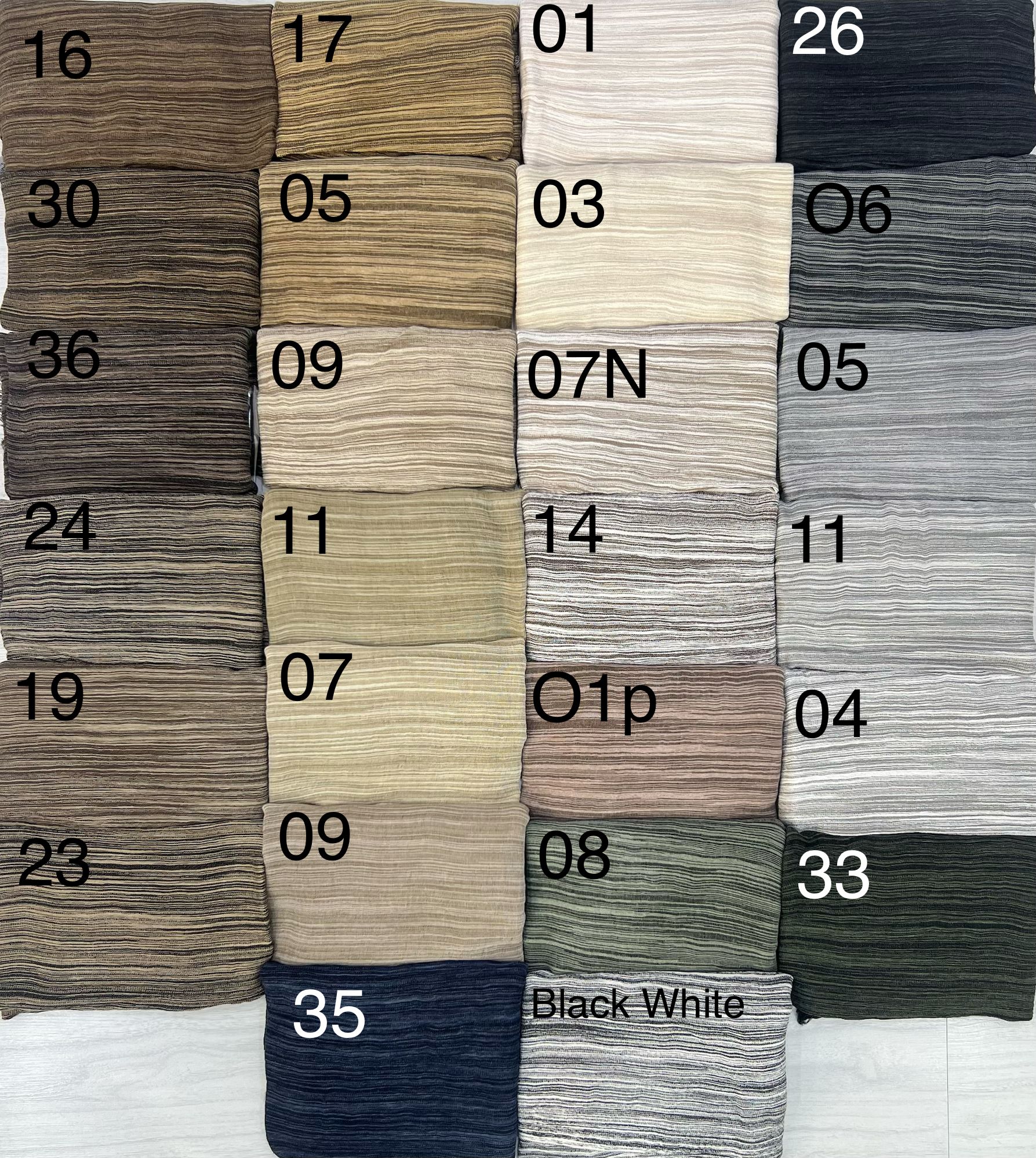 حجاب كريشا مخطط