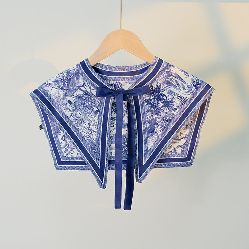 Printed Dickey Animal Collar Pattern