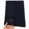 شيفون فازلين لون أسود - قطعة واحدة - حجاب في الكويت